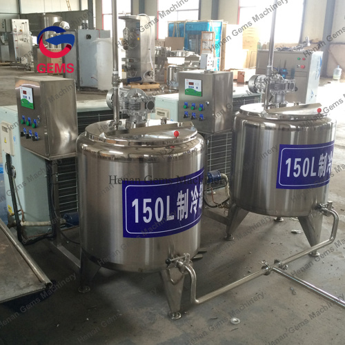 Horizontal Cooling Milk Tank Milk Chilling Machine