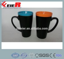 DIY ceramic chalk mug for writing/ blackboard mug ceramic cup