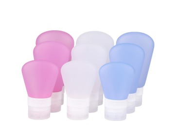 kean Promotional portable soft silicone travel bottles set