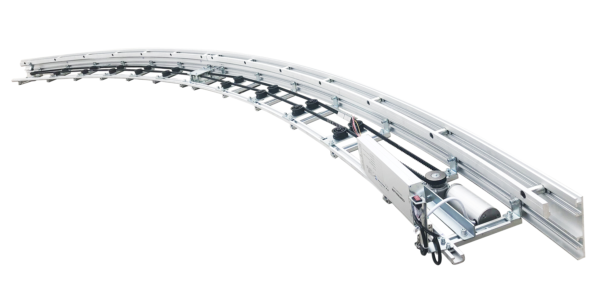 automatic curved sliding door