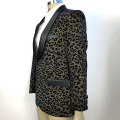 men's pin stripped leopard print suits