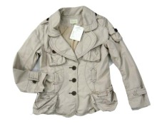 100%Cotton Ladies Leisure Jacket Outer Coat (L-1160)