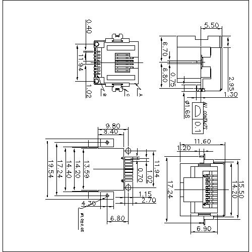 ATRJ5843-8P8C-X-A