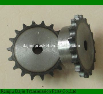 Dajin C45 steel sprocket for agriculture machinery with hub / transmission standard sprocket /farm machinery sprocket