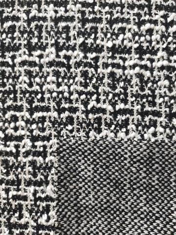 Poly Cotton Viscose Nylon Wool Acrylic Double Jacquard