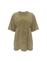 Champagne washed short sleeved shirt