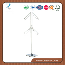 4 Way Slant Arm Handbag Rack with J Hooks