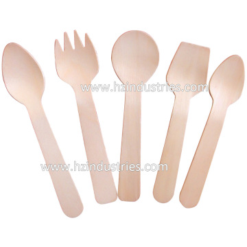 Natural material decorative wooden spoon