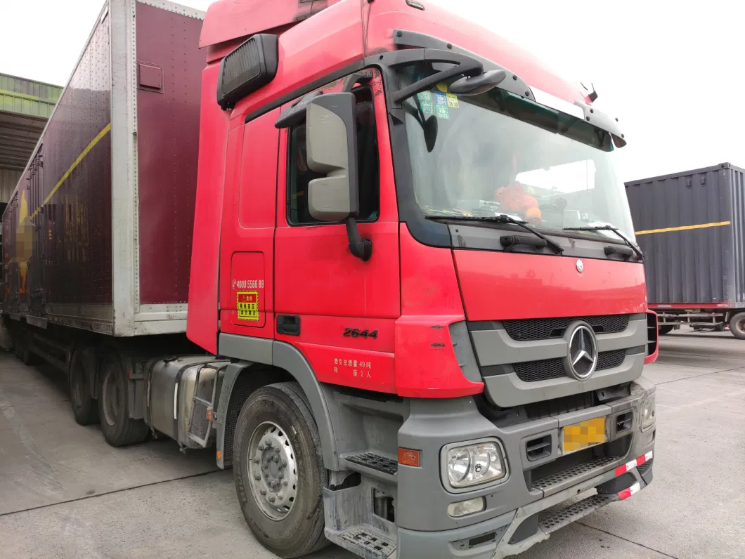 LHD Used Mercedes-Benz Actros 2644 Cargo Trailer Head Lorry Trucks Tractor Truck