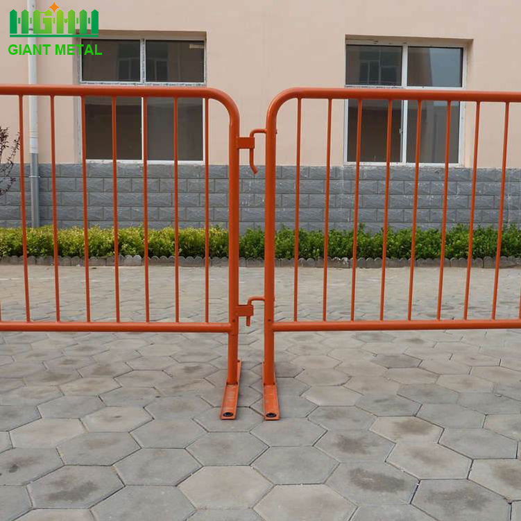 Safety  Rode Traffic Galvanized Temporary Crowd Barrier