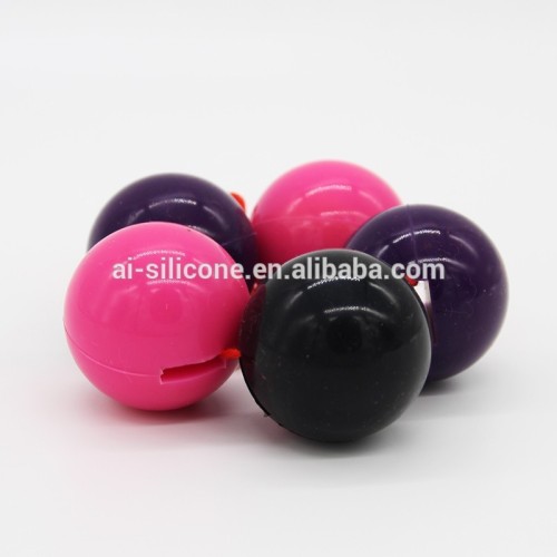 customize soft colored silicon rubber ball