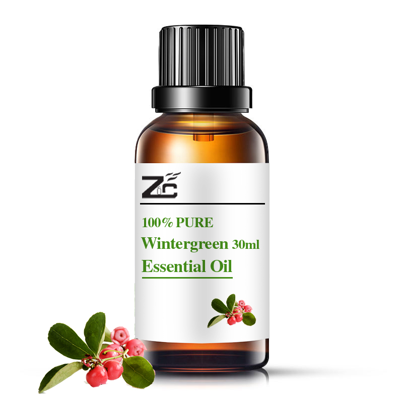 Huile essentielle de Wintergreen en vrac, 100% pure nature d&#39;huile d&#39;hiver