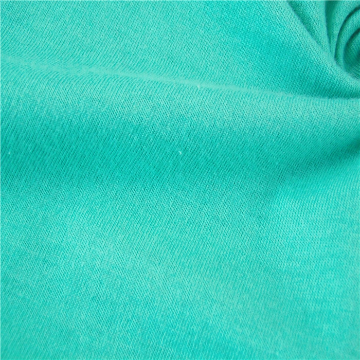 cotton hemp spandex 32s+30d jersey fabric customize dyed for t shirt