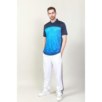 Men Digital Print Golf Polo рубашка