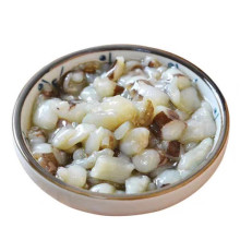 freezing Individual frozen octopus cut