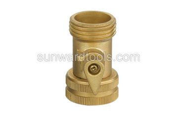 Brass one way switch coupling