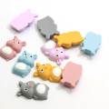 100 pièces résine mignon souris Hamster Animal japon poupée Flatback Cabochon jouet modèle Statue Figurine ornement Miniatures maison bricolage décor