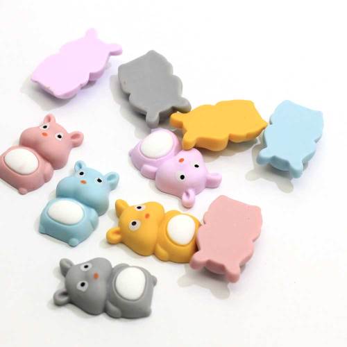 100 stks Hars Leuke Muis Hamster Dier Japan Pop Plaksteen Cabochon Speelgoed Model Standbeeld Beeldje Ornament Miniaturen Thuis DIY Decor