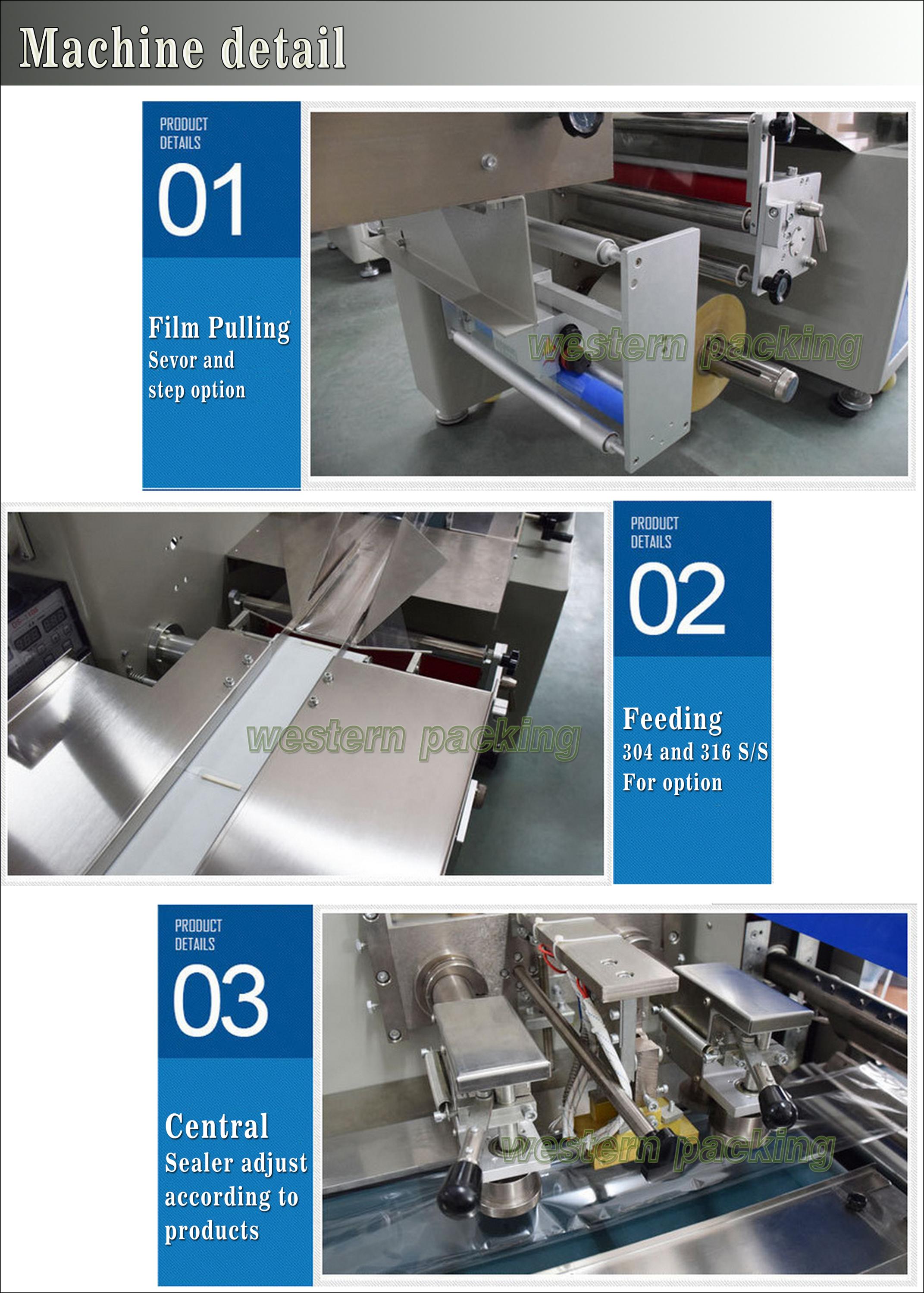 Wrapper Flow Pack Machine Horizontal Packaging Machine Automatic Packing Machine
