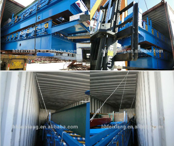 Pneumatic zinc color steel roof machine