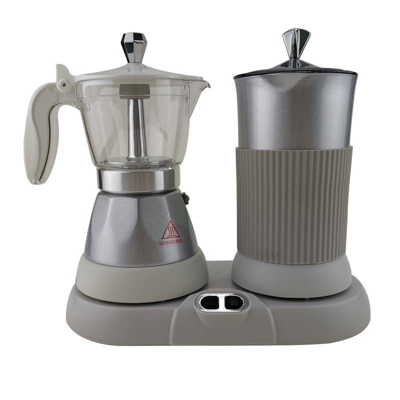 New design Colorful espresso coffee maker & milk froth Cappuccinoset coffee machine 4cups& 8cups