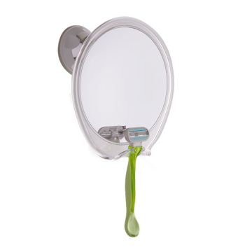 Shower Mirror Fogless with Suction Razor Holder