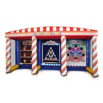 Used Connect 4 Basketball Tent for Outdoor Carnival Games