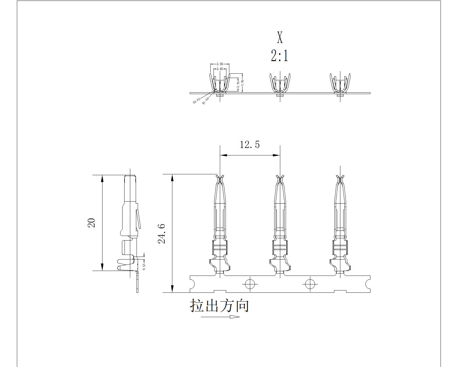 F-C CRIMP 3 CONTACT AWG 16-20(0.5-1.5mm2^) F-C CRIMP 3 CONTACT AWG 16-20(0.5-1.5mm2^)