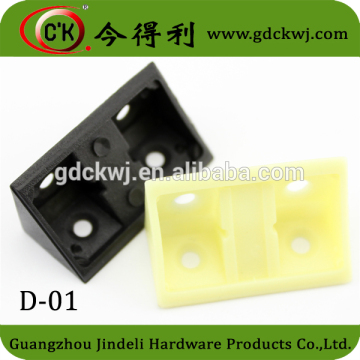 Plastic furniture bracket for shelf cabinet shelf