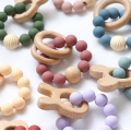 Djur Silicone Natural Beech Wood Baby Teething Ring