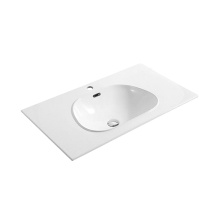 China Above Counter Mounted Sinks Lavatory Vanity Ceramic Bathroom Cabinet Basin