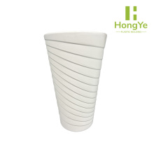 Large sized threaded flower pot