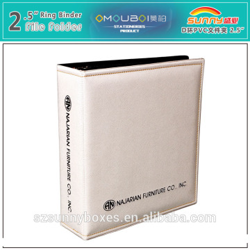 Metal 3-Ring Binder Mechanism A4 Loose Leaf Presentation Folder