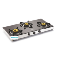 Cooktop de vidro de mesa de 3 queimadores Glen