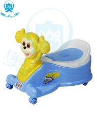 colorful cute animal design plastic baby potty/children's potty