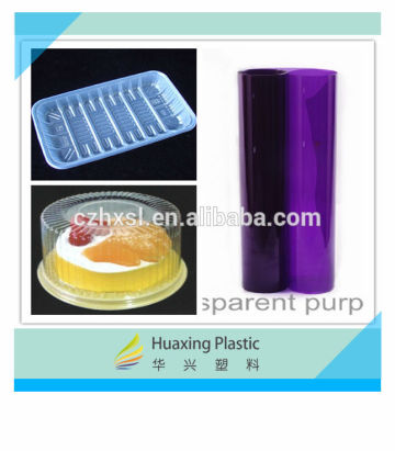 PET plastic colored film , plastic tray plastic cake tray with lids