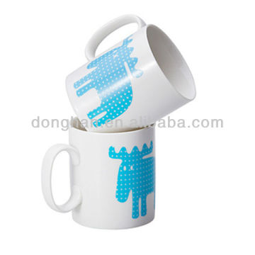 high quality sheep decal decoration tableware porcelain drinking coffee cups Made In China