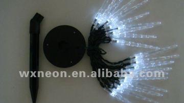 CE led solar string light with decorative shapes