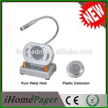 Digital talk-back radio wireless bank window intercom system