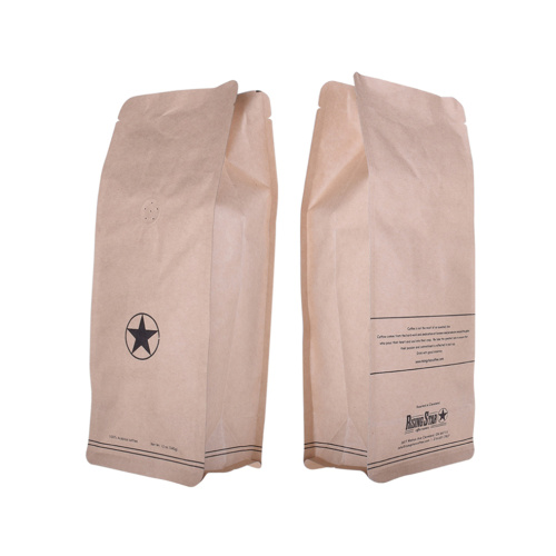 Bionedbrydelig 100% genanvend kaffe Kraft Paper Bakery madpose