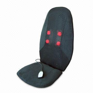 Shiatsu Massage Cushion, Made of Microfiber and Polyester, LED Programmable Controller Included