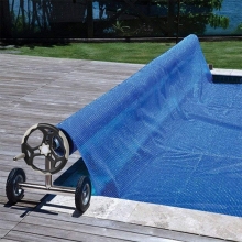 Factory Price Inground Pool Cover Reel Set with Wheels
