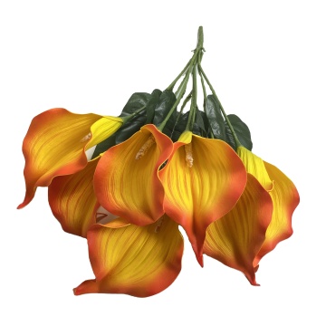 JH Factory Artificial Calla Lily Silk Flowers Bulk Bouquet