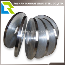 Narrow stainless steel strips