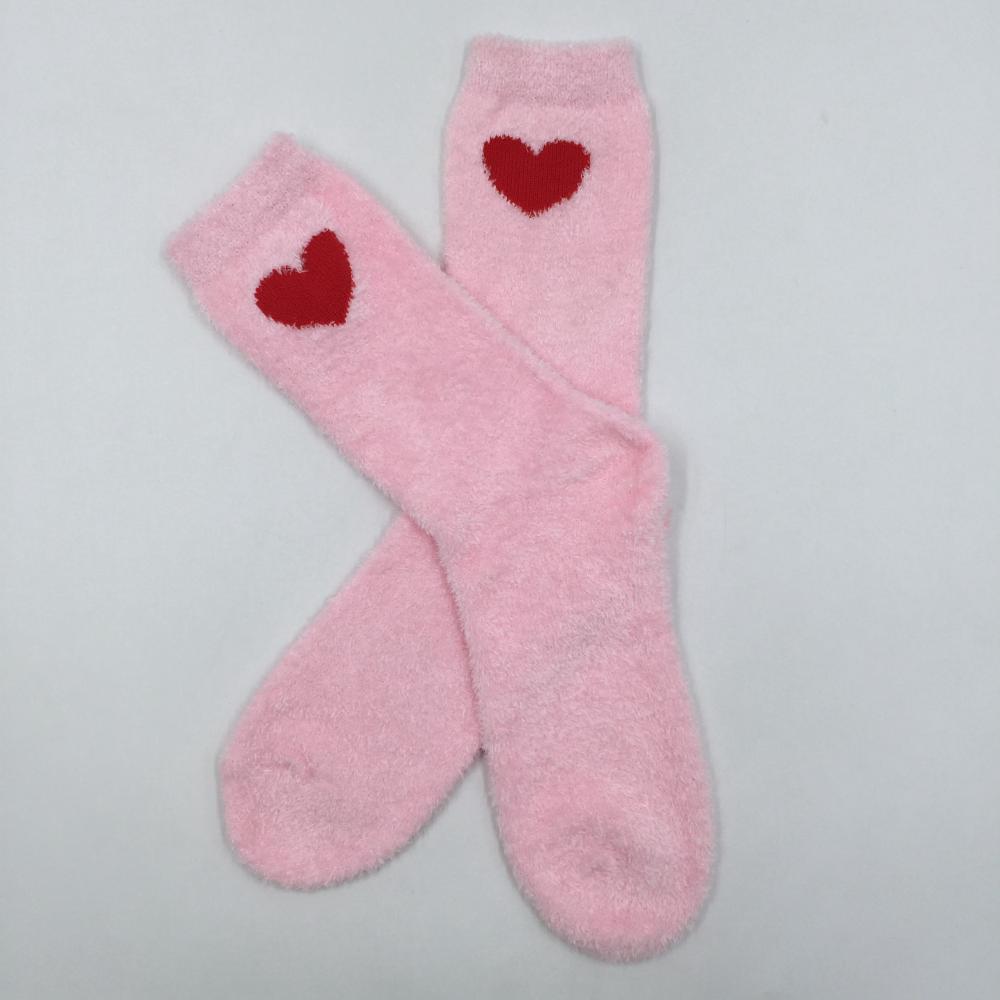 Big Red Heart Socks