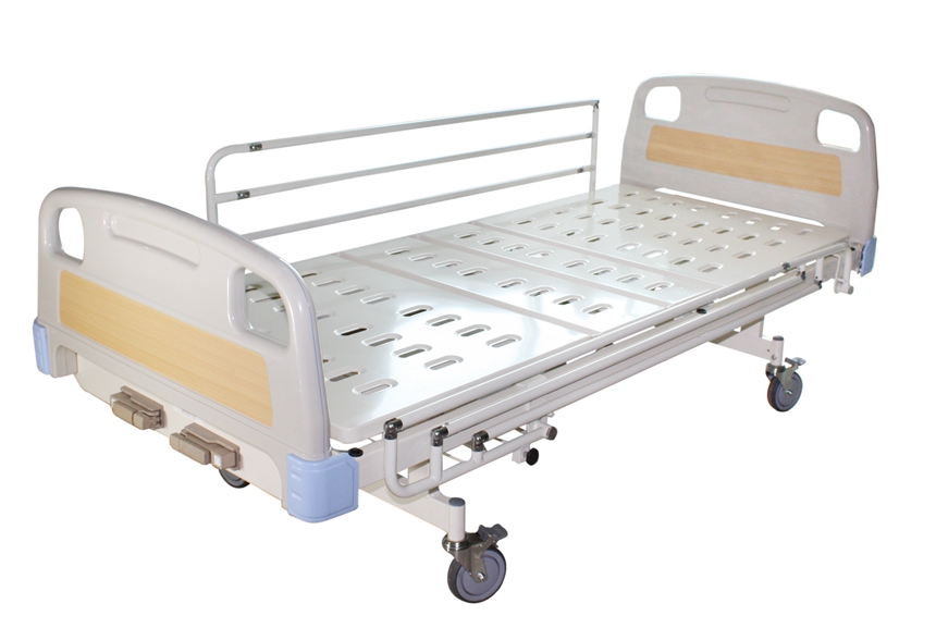 Two Crank Hospital Bed with Mattress