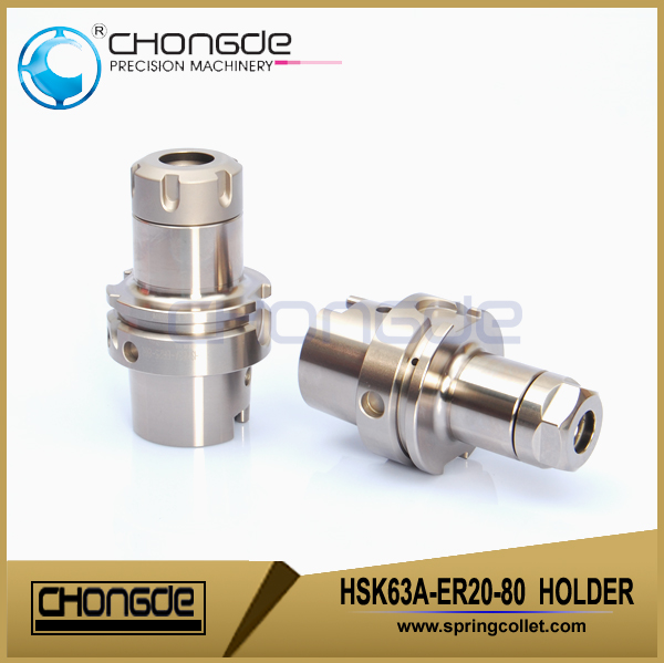 HSK63A-ER20-80 Portaherramientas CNC de ultra precisión