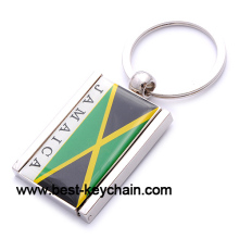 Jamaica Flag Souvenir Metal Photo Frame Gift Key Ring (BK52503)