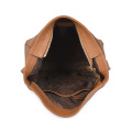 Borsa a mano in pelle pieno fiore fossile Hobo