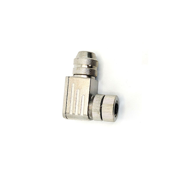 M12 shielded plug connector